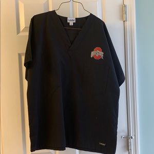 Ohio State scrub top
